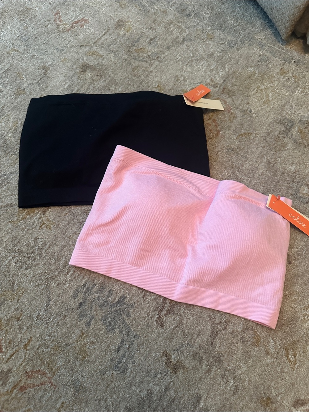 Colsie bra black and pink xl
